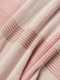 A-Line Multi-Color Plaid Knit Minidress