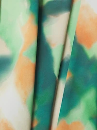 Fit & Flare Crepe De Chine Button-Front Midi-Dress