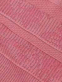 A-Line Ribbed-Knit Midi-Dress