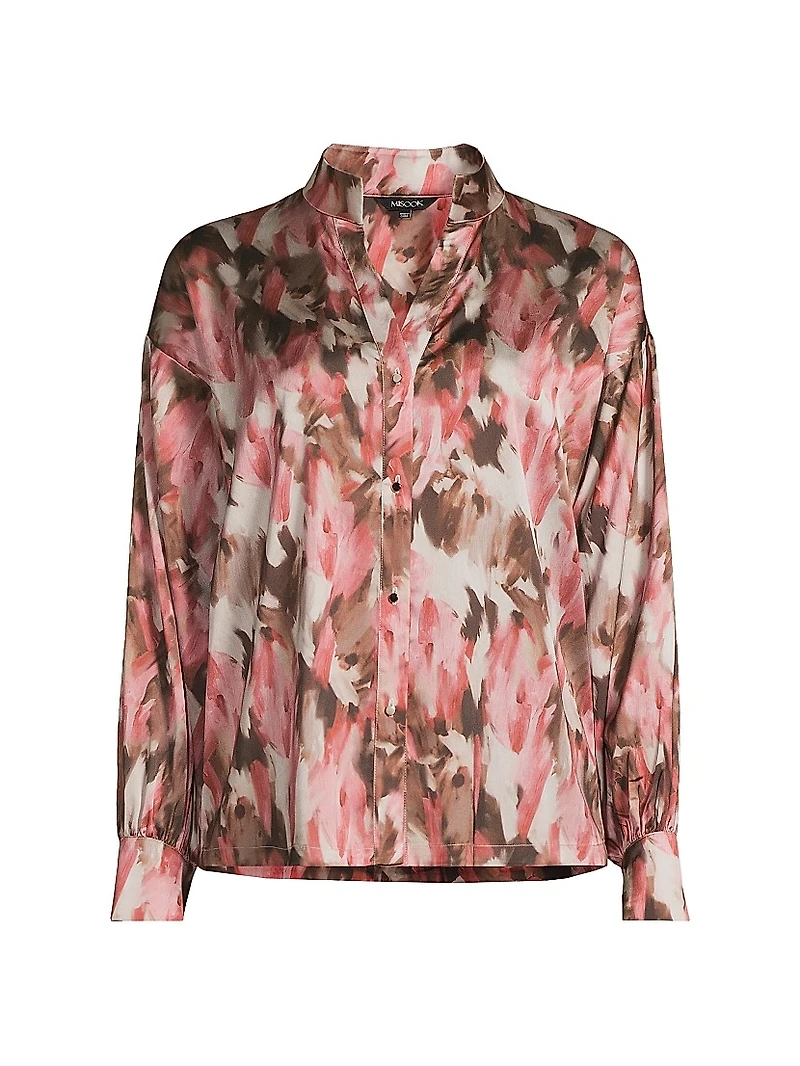Printed Crêpe de Chine Blouse