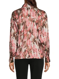 Printed Crêpe de Chine Blouse