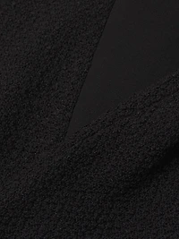Mixed-Media Sheath Dress