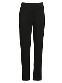 Nancy Mylana Knit Straight-Leg Pants