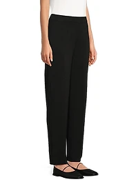 Nancy Mylana Knit Straight-Leg Pants