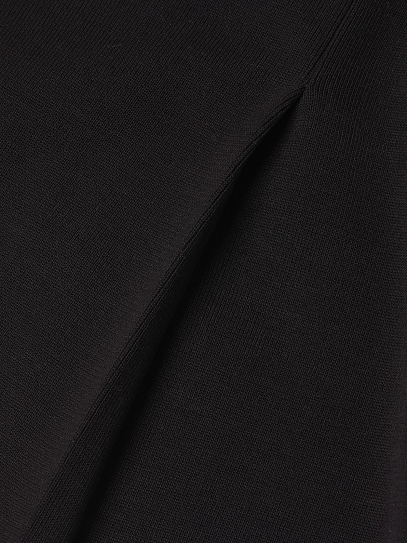 Mylana Knit Straight Midi-Skirt