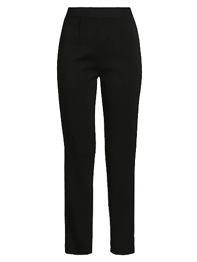 Nancy Mylana Knit Slim-Leg Pants
