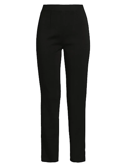 Nancy Mylana Knit Slim-Leg Pants