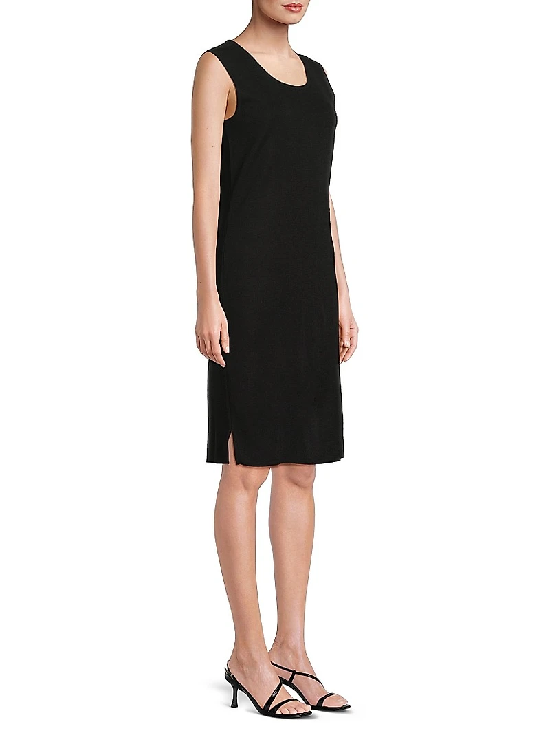 Mylana Sleeveless Knit Sheath Knee-Length Dress