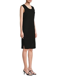Mylana Sleeveless Knit Sheath Knee-Length Dress