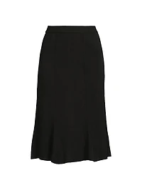 Mylana Gored Knit Midi-Skirt