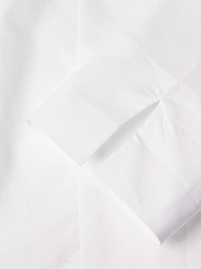 Stretch Cotton-Nylon Blouse