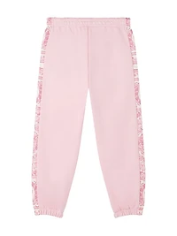 Little Girl's & Barocco Foulard Fleece Sweatpants