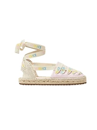 Little Girl's & Lace-Up Espadrille Flats