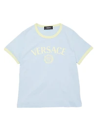 Little Girl's & Medusa Logo T-Shirt