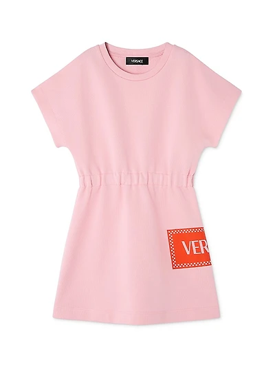 Little Girl's & 90s Vintage Logo Fleece Dress