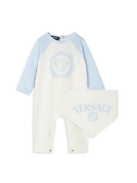 Baby's 2-Piece Coveralls & Bib Set