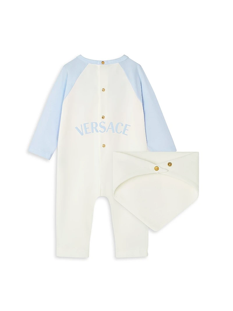 Baby's 2-Piece Coveralls & Bib Set