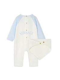 Baby's 2-Piece Coveralls & Bib Set