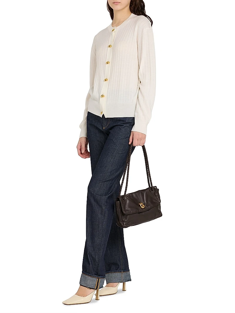 Mid-Rise Straight-Leg Jeans