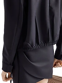 Kid Mohair Blouson Jacket