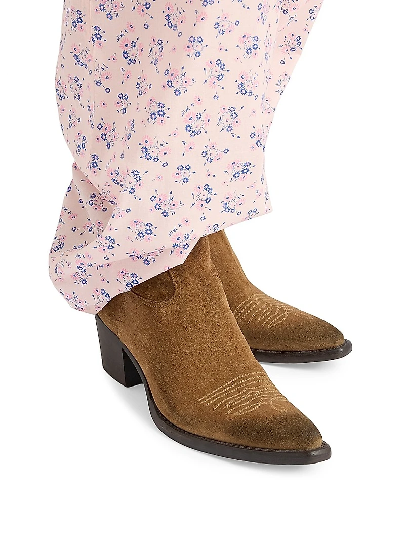 Suede Booties