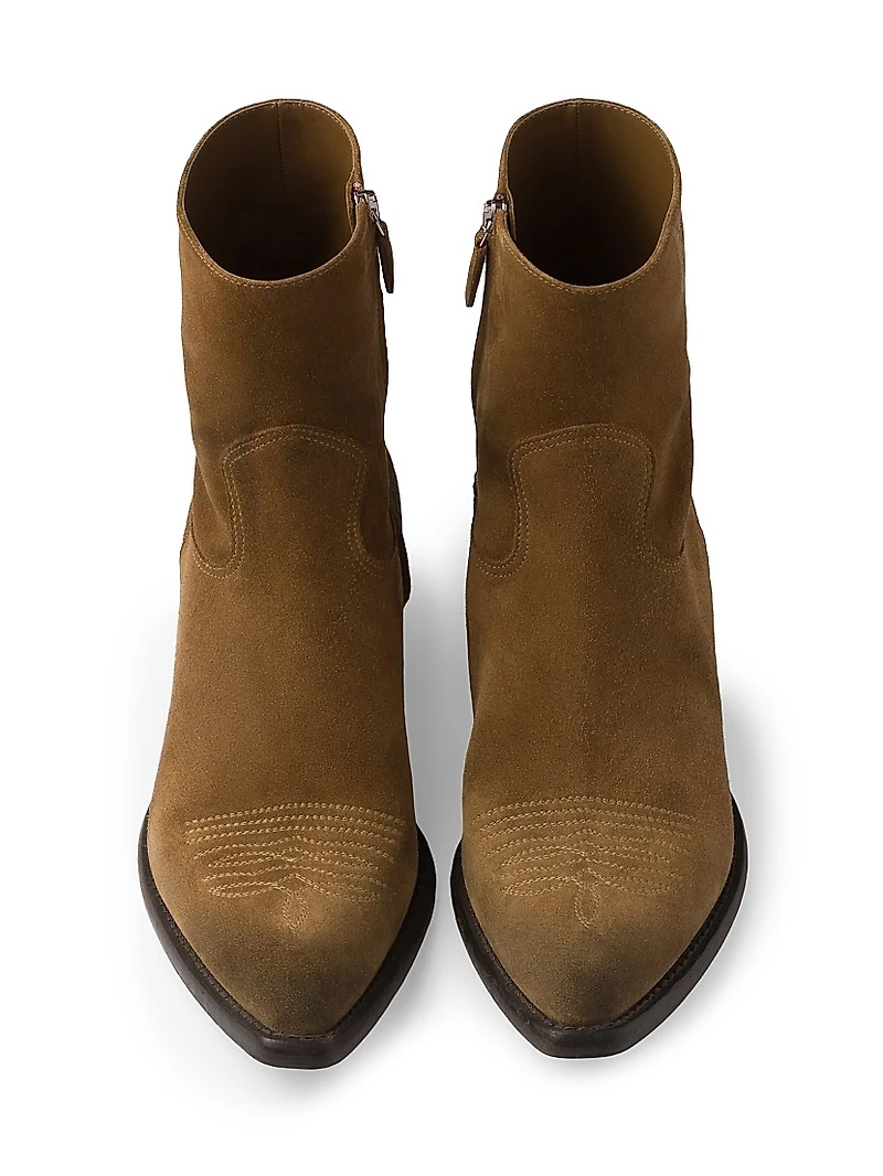 Suede Booties