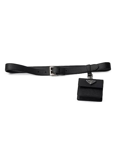 Saffiano Leather Belt