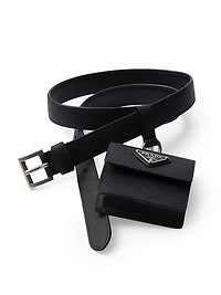 Saffiano Leather Belt