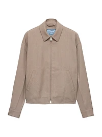 Mouliné Wool Blouson Jacket