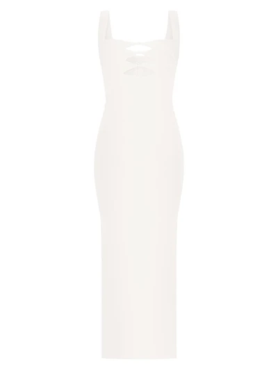 The Alessia Stretch-Crepe Cut-Out Gown