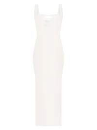 The Alessia Stretch-Crepe Cut-Out Gown