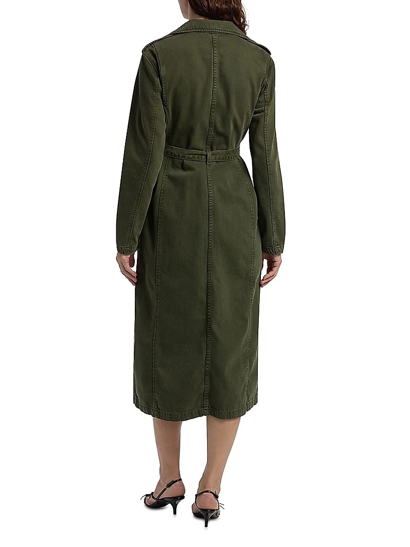 Zavia Denim Trench Coat