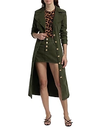 Zavia Denim Trench Coat