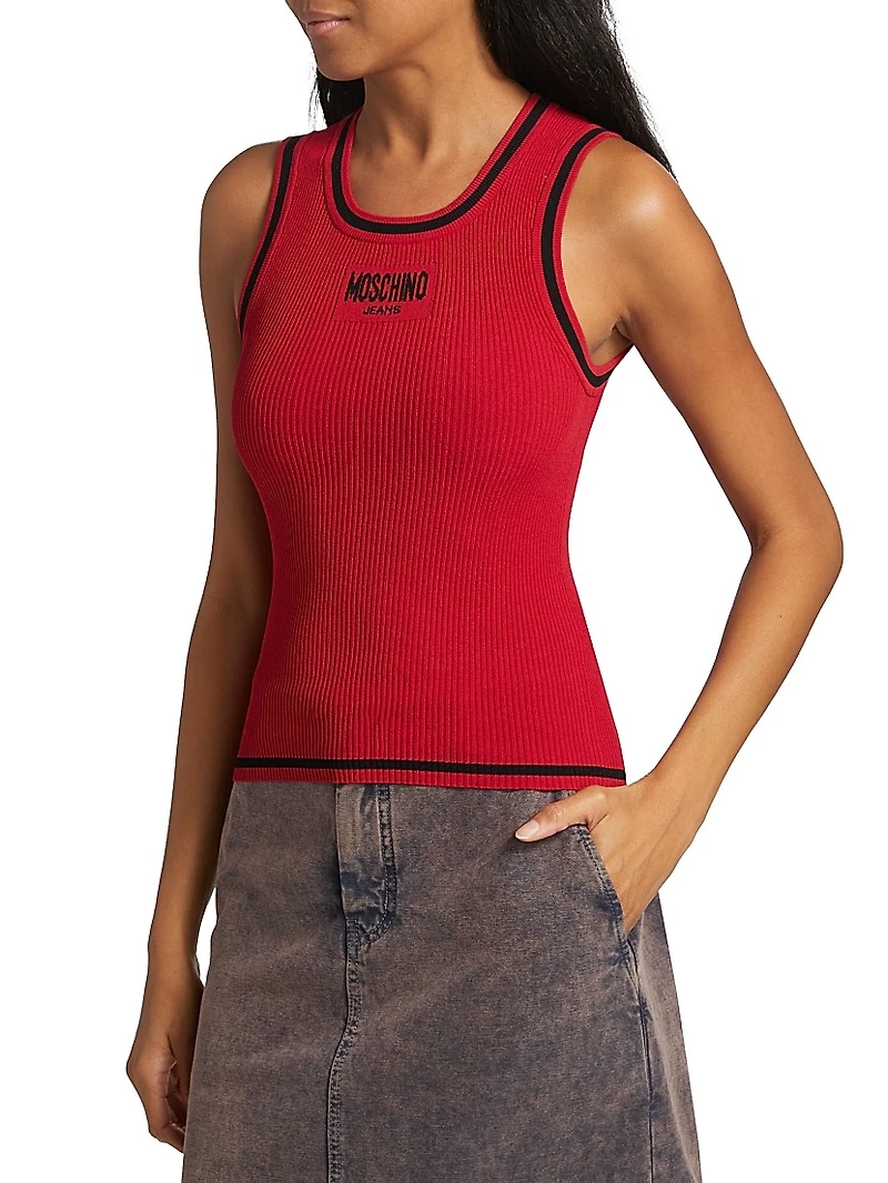 Contrast-Trimmed Logo Tank