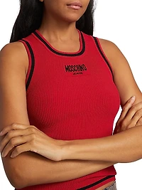 Contrast-Trimmed Logo Tank