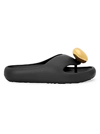 LOEWE x Paula's Ibiza Foam Pebble Toe Post Sandals