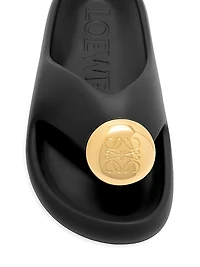 LOEWE x Paula's Ibiza Foam Pebble Toe Post Sandals