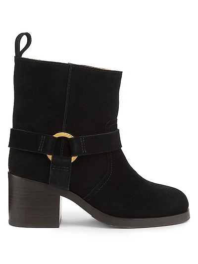 Hailey 65MM Suede Ankle Boots