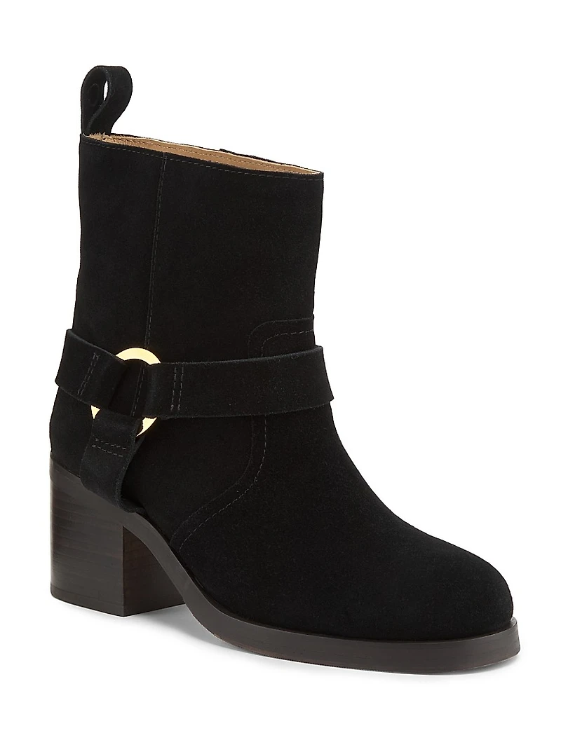 Hailey 65MM Suede Ankle Boots