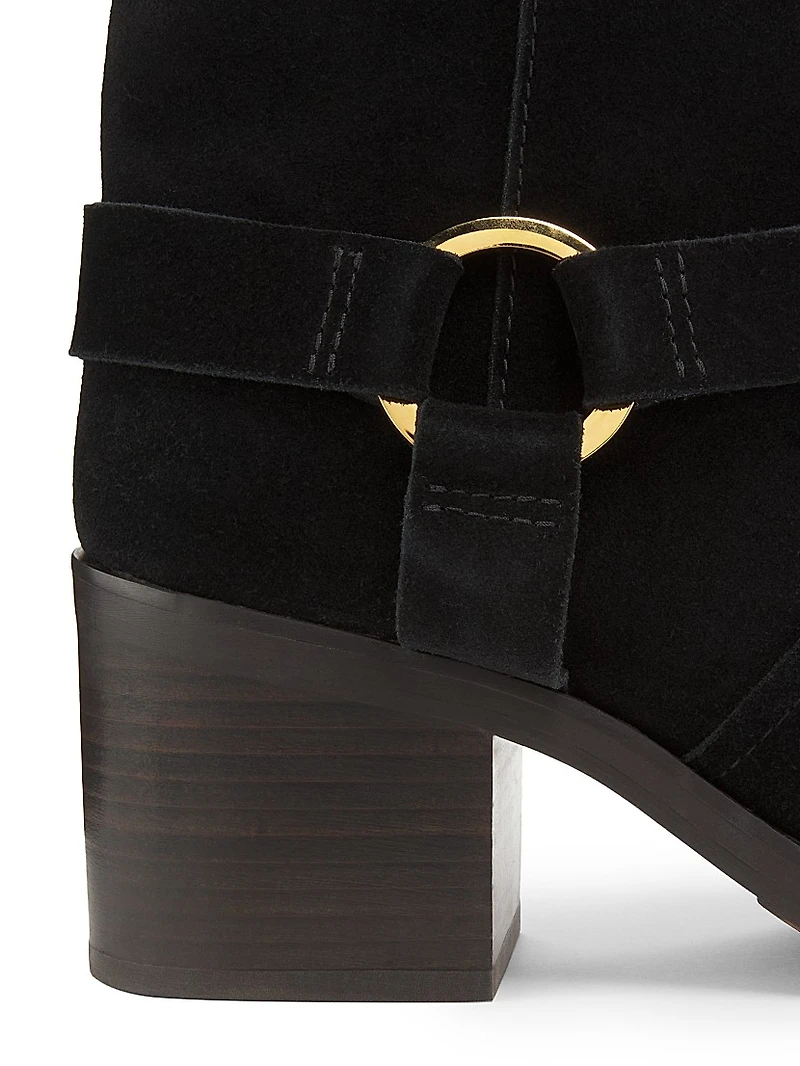 Hailey 65MM Suede Ankle Boots