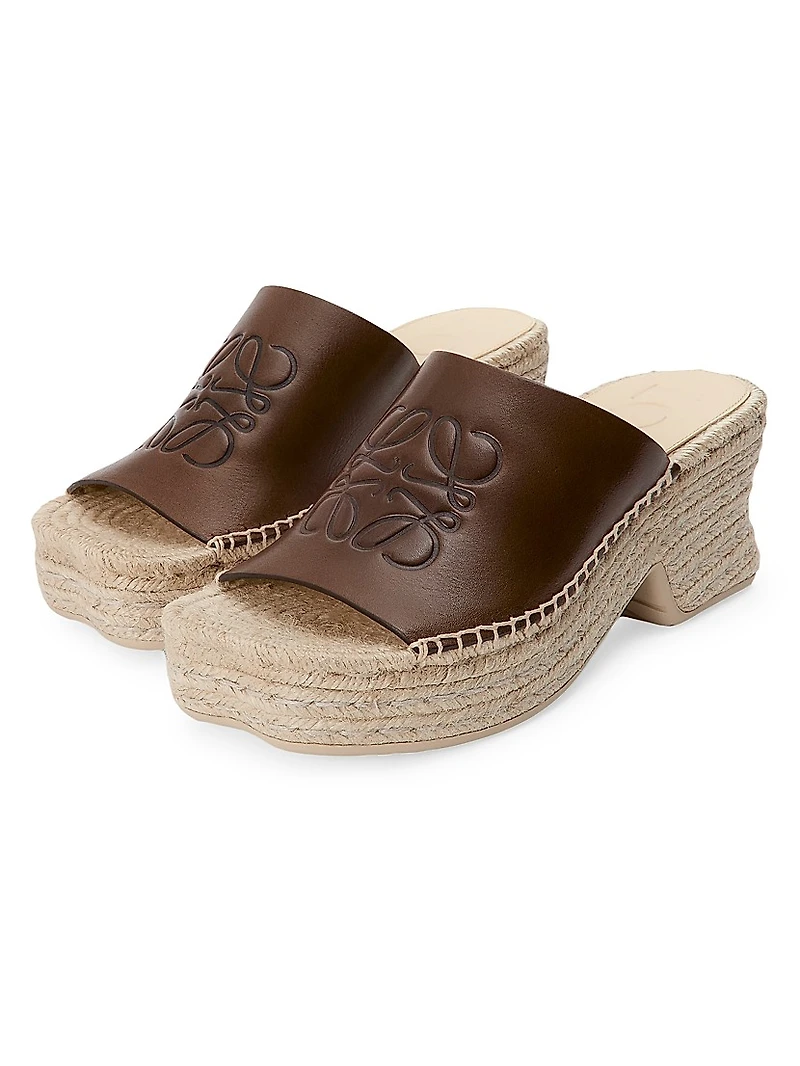 LOEWE x Paula's Ibiza Petal 80MM Platform Espadrilles