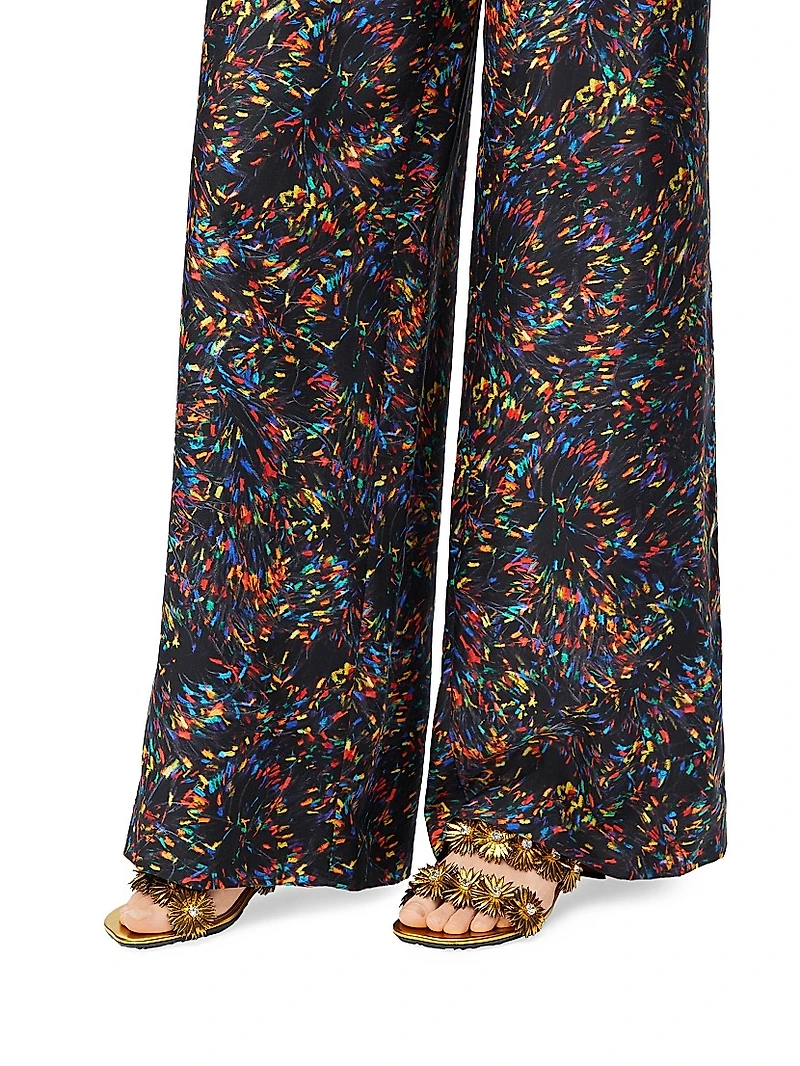 LOEWE x Paula's Ibiza Petal Flower 45MM Leather Sandals