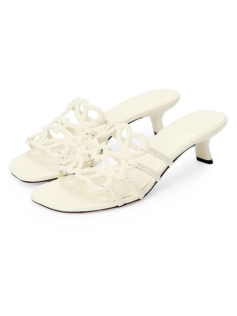 LOEWE x Paula's Ibiza Petal Anagram 45MM Sandals