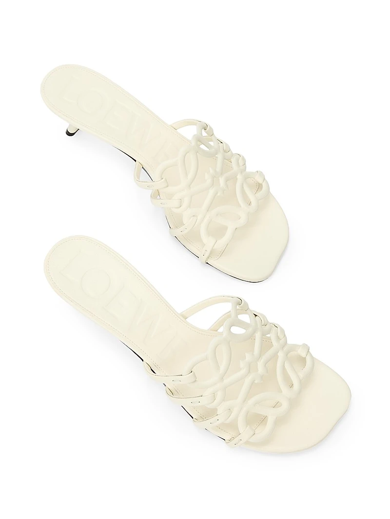 LOEWE x Paula's Ibiza Petal Anagram 45MM Sandals