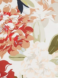 Eloise Floral Cotton-Twill Midi-Dress