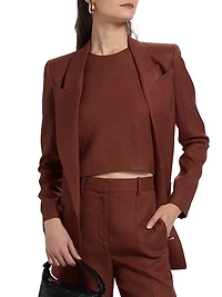 Riva Stretch Canvas Blazer