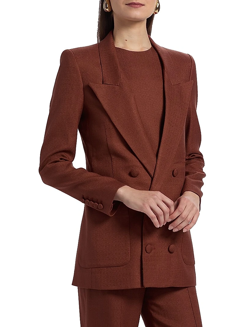 Riva Stretch Canvas Blazer