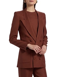 Riva Stretch Canvas Blazer