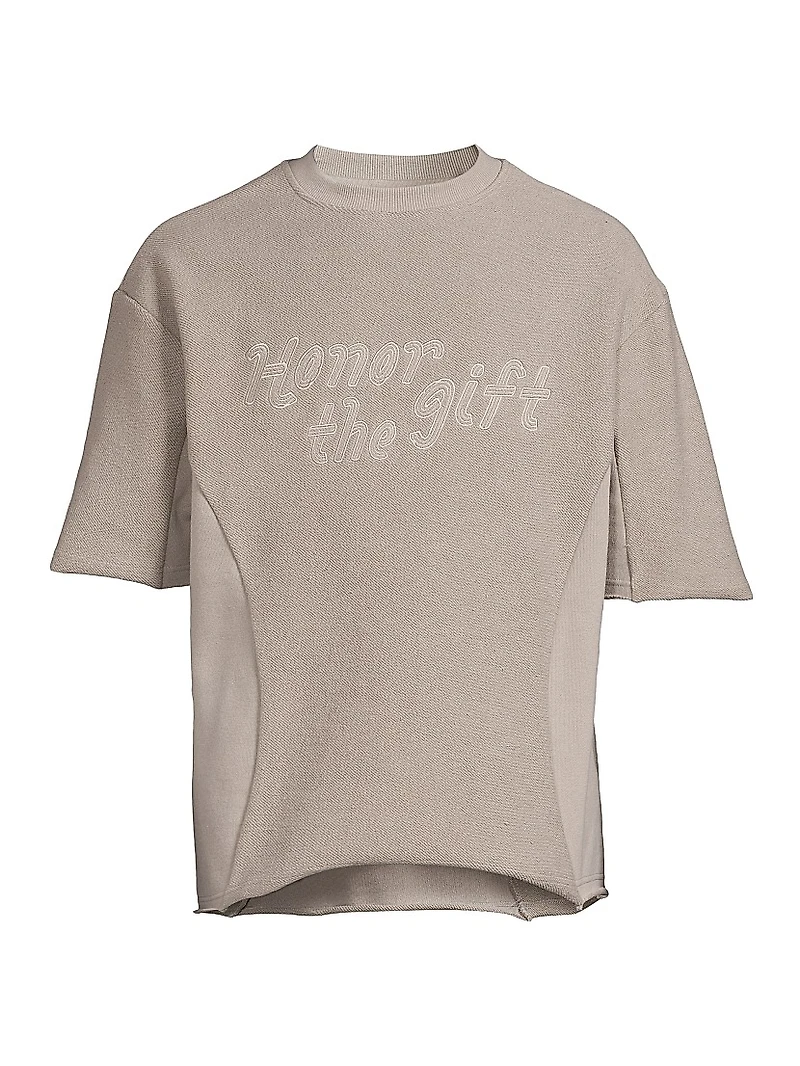 Block Party Reverse Terry Crewneck T-Shirt