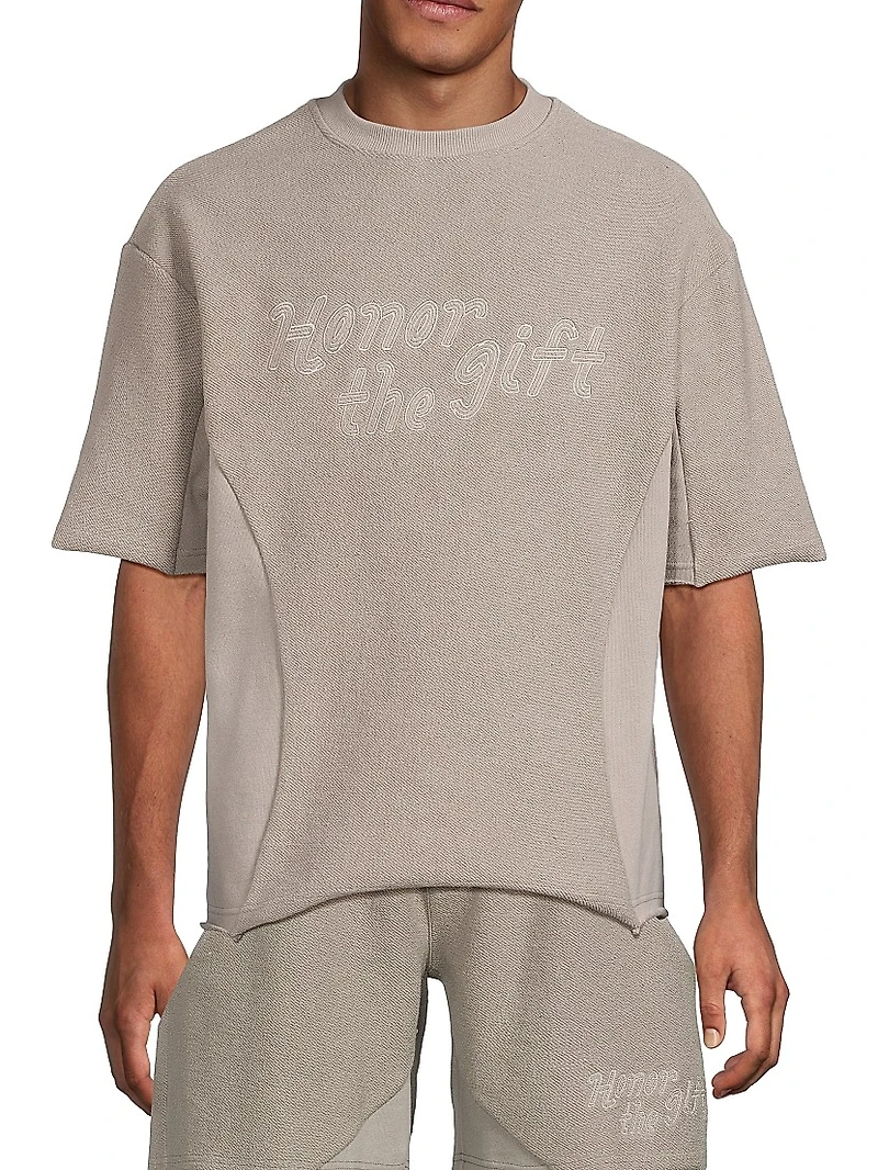 Block Party Reverse Terry Crewneck T-Shirt